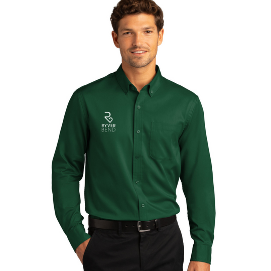 RyverBend - Port Authority® Long Sleeve SuperPro React™ Twill Shirt