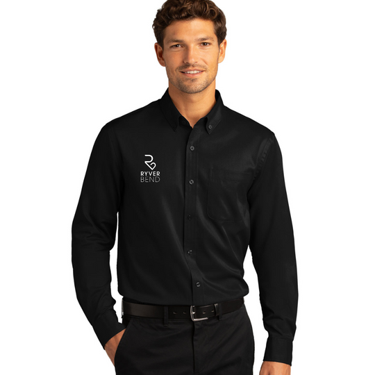 RyverBend - Port Authority® Long Sleeve SuperPro React™ Twill Shirt