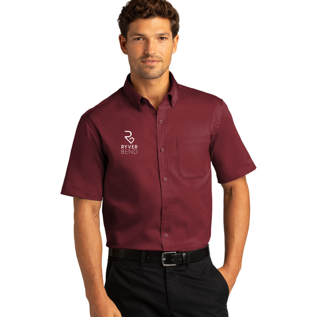 RyverBend - Port Authority® Short Sleeve SuperPro React™Twill Shirt