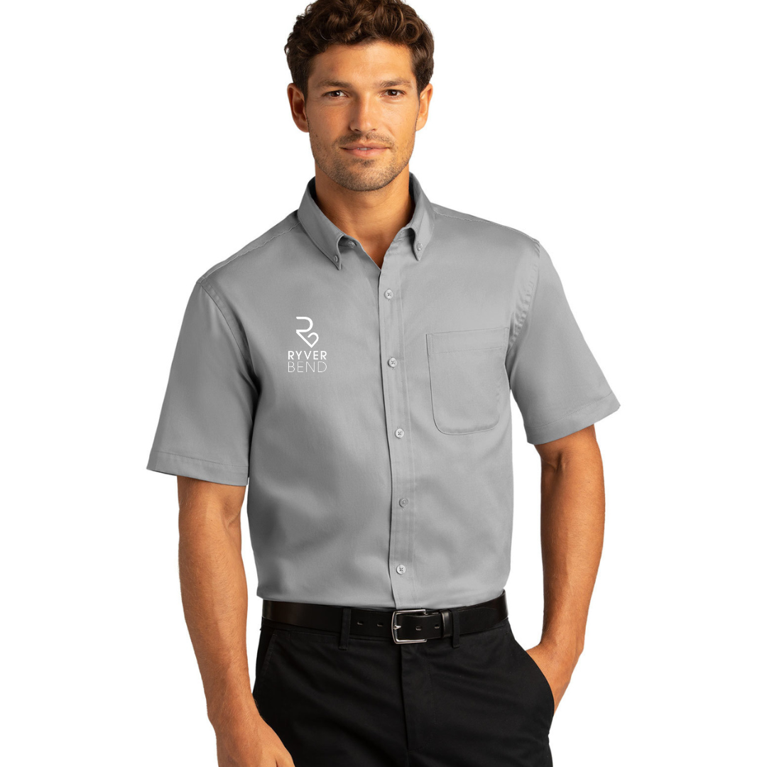 RyverBend - Port Authority® Short Sleeve SuperPro React™Twill Shirt