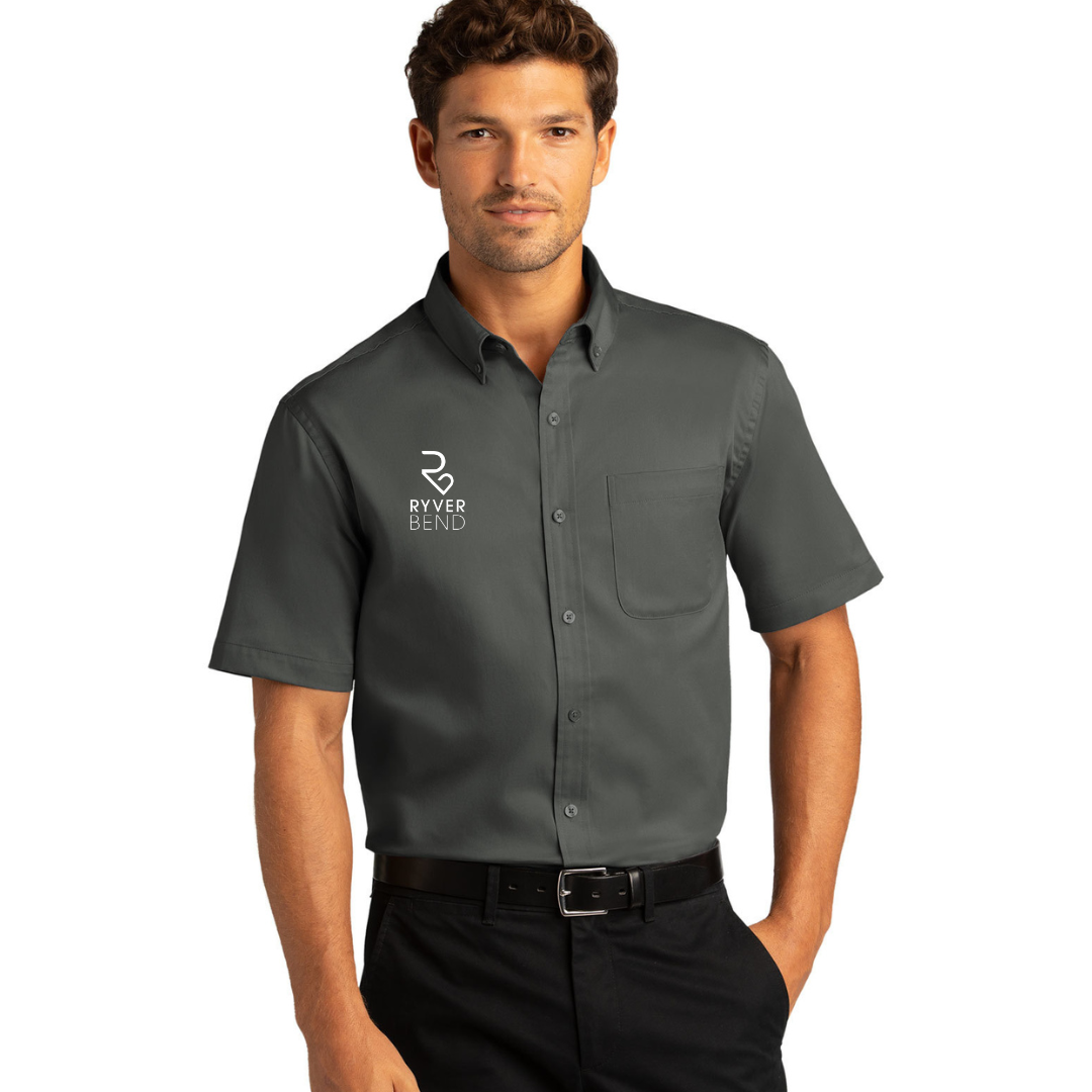 RyverBend - Port Authority® Short Sleeve SuperPro React™Twill Shirt