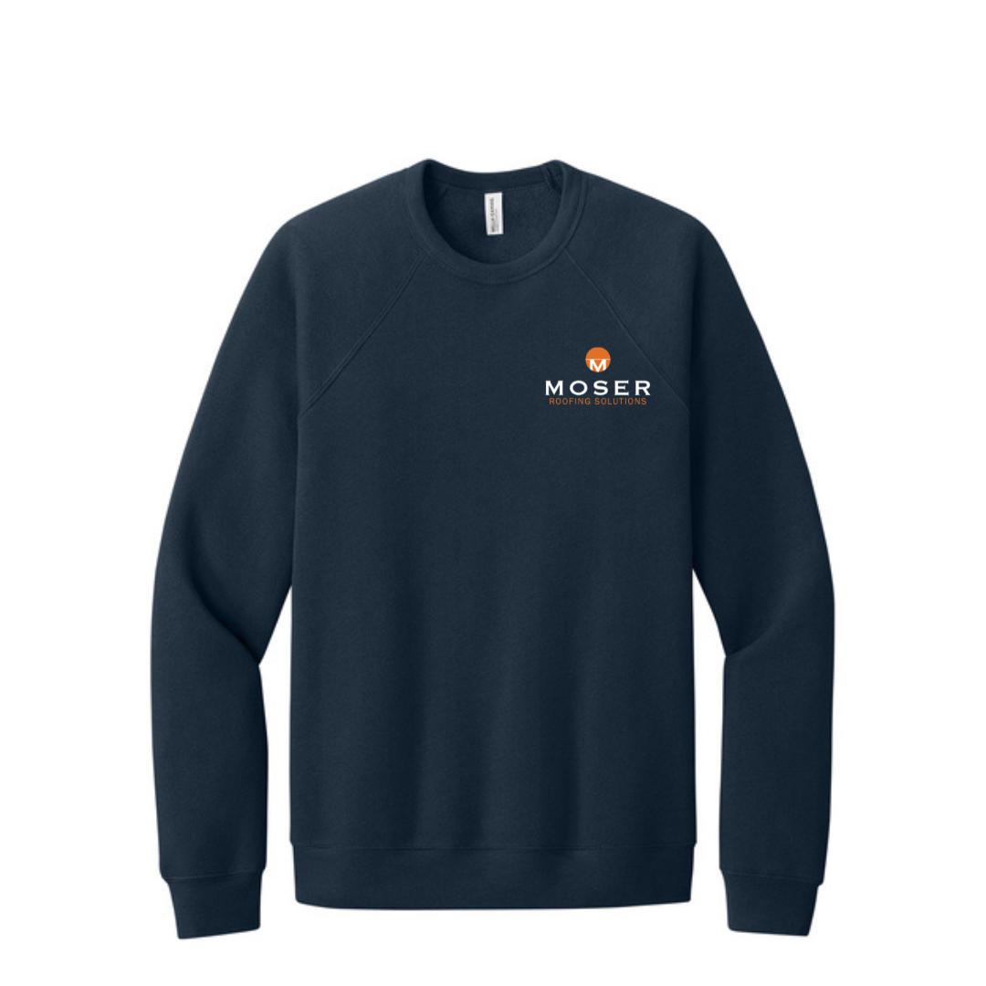 Moser - BC3901 BELLA+CANVAS® Unisex Sponge Fleece Raglan Sweatshirt