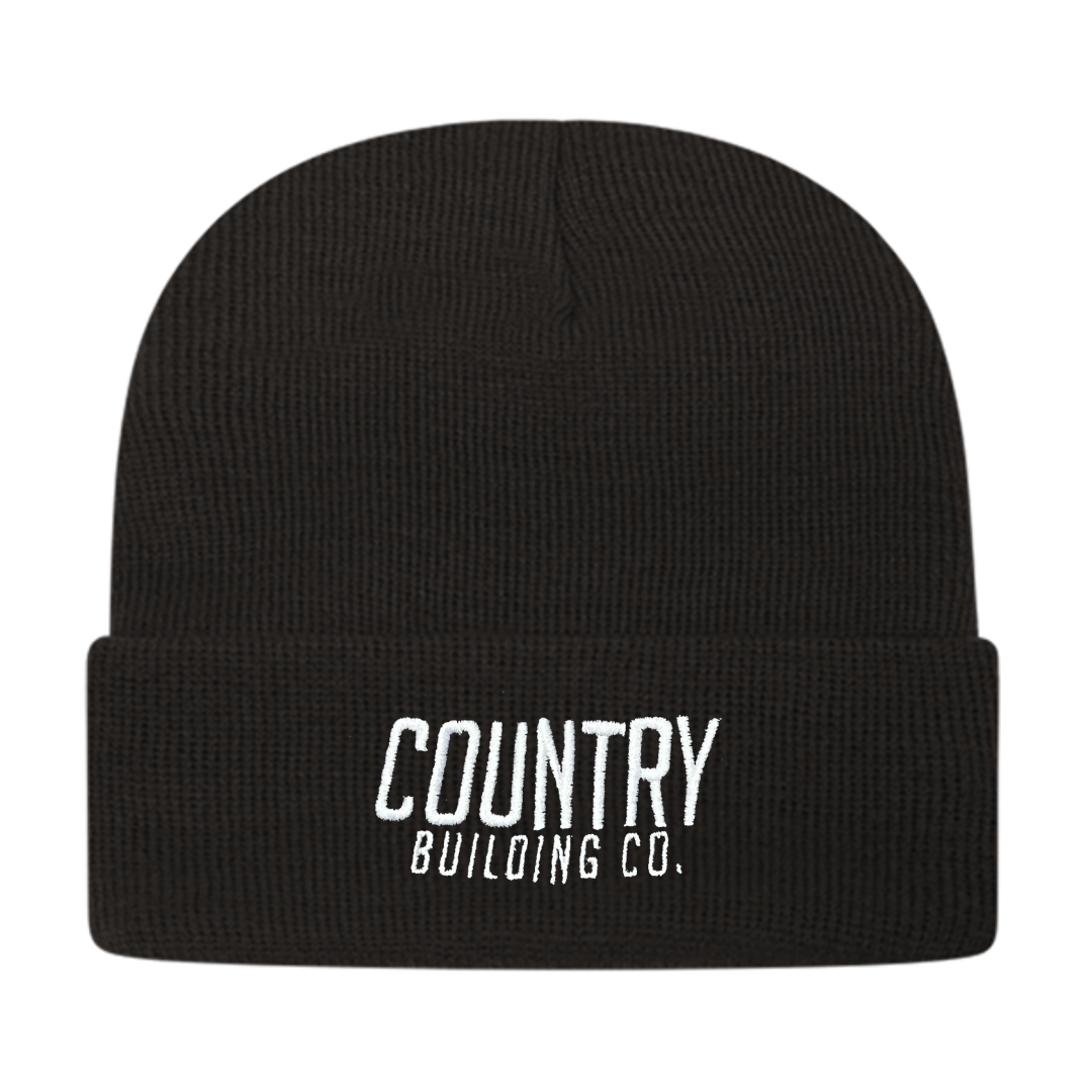 Country Building - Knit Cap with Cuff