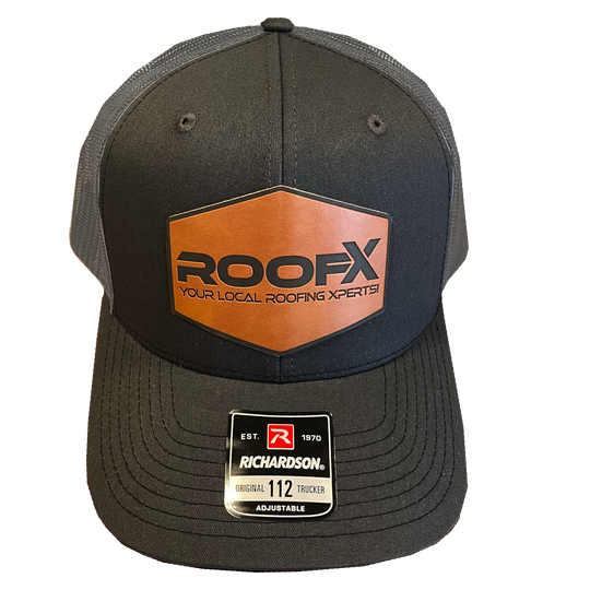 RoofX - Richardson Snapback Trucker Cap - 112 Leather Patch