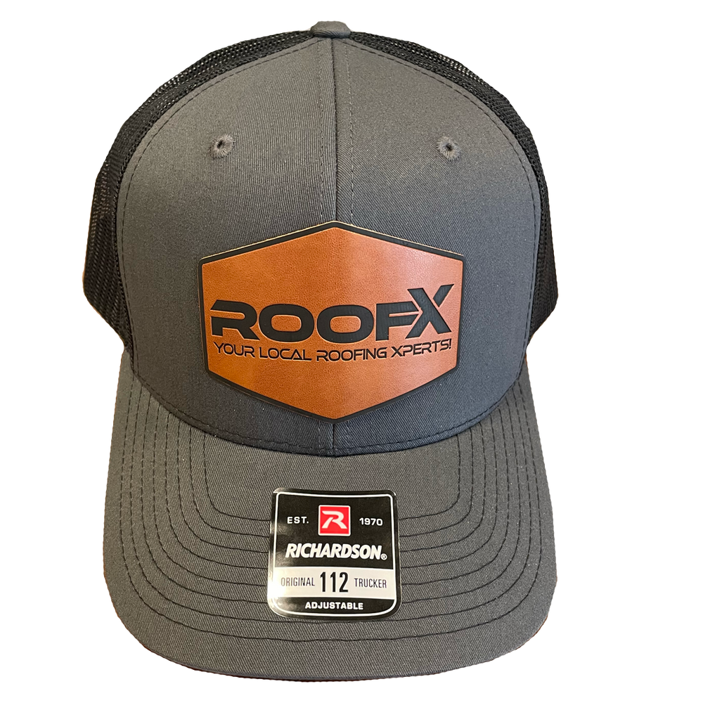 RoofX - Richardson Snapback Trucker Cap - 112 Leather Patch