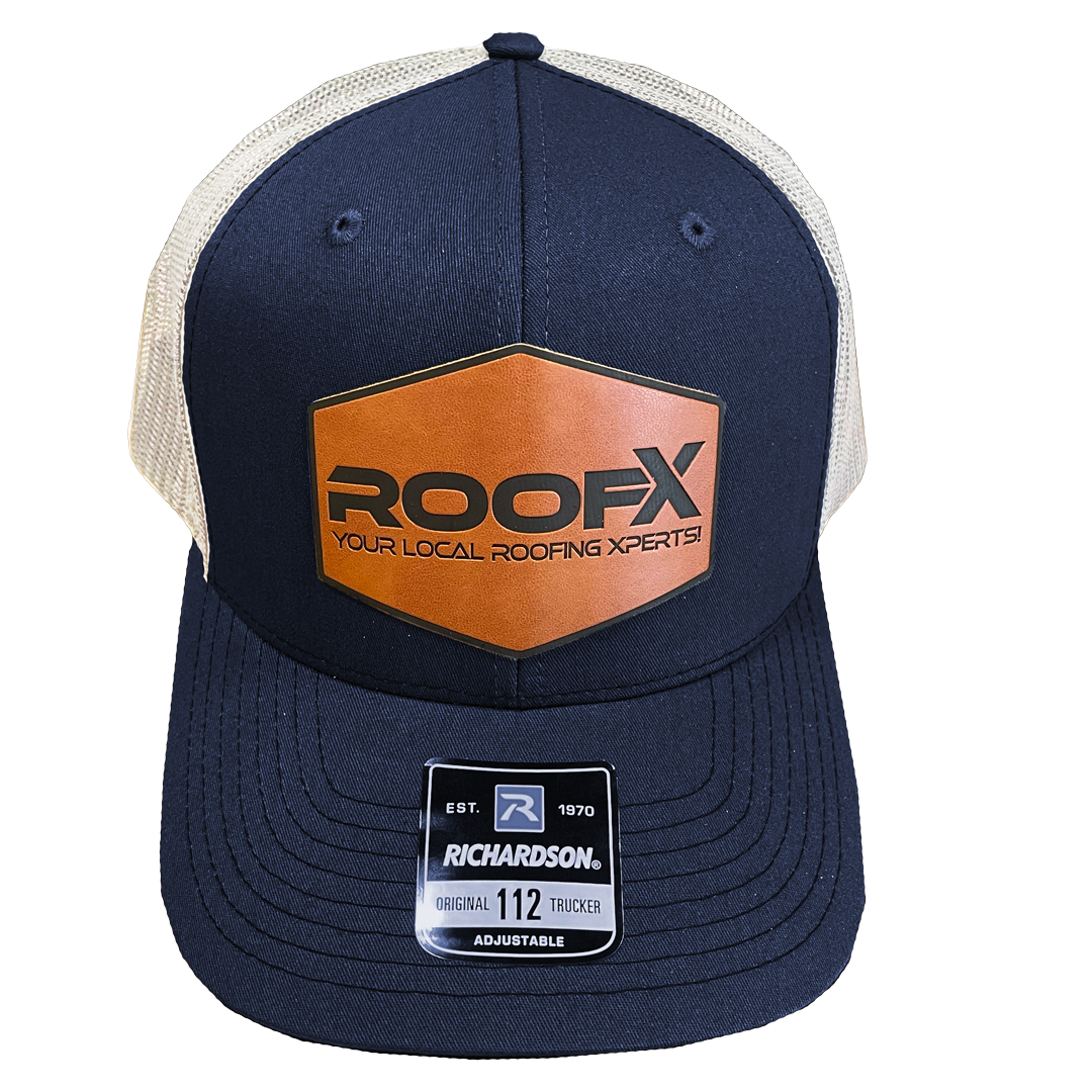 RoofX - Richardson Snapback Trucker Cap - 112 Leather Patch